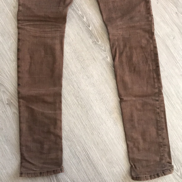 Nudie Jeans Women's Skinny Jeans in Brown - Picture 5 of 6